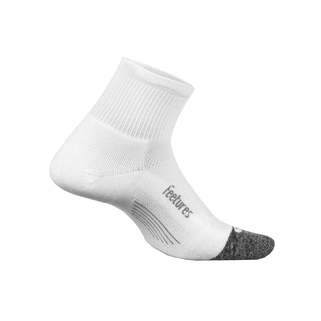 Feetures Elite Light Cushion Unisex Quarter Socks - Best Running & Hiking Socks for Men & Women - Perfect for Athletic Performance & Outdoor Adventures