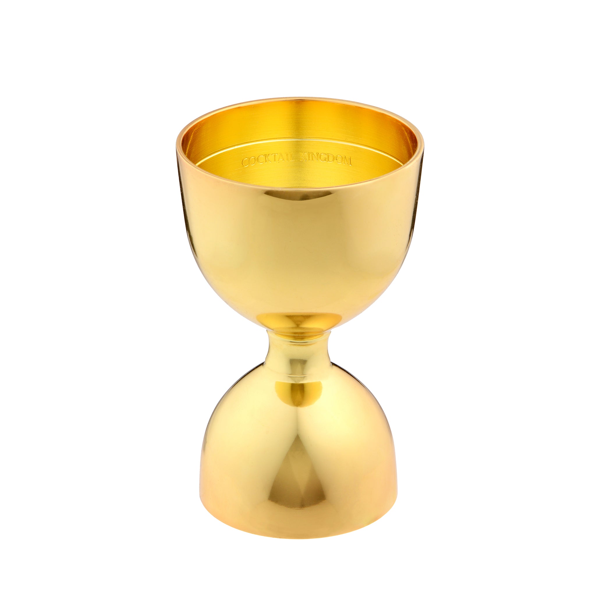 Leopold Gold Plated Jigger 30ml & 60ml - Premium Cocktail Measuring Tool for Bartenders & Home Mixologists - Perfect for Crafting Martinis, Old Fashioned & Cocktails