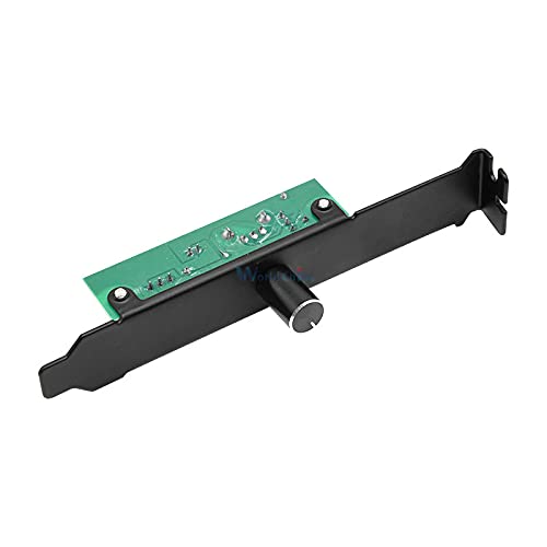 3-Channel PC Cooling Fan Speed Controller - 12V 4-Pin PCI Bracket for CPU, Case & HDD Fans | Perfect for Gaming Rigs & Workstation Cooling Systems