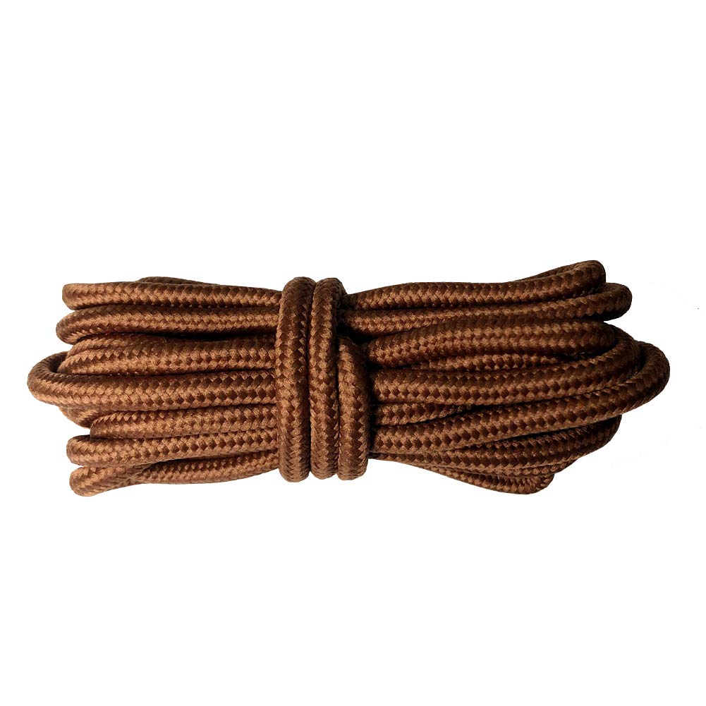 Premium Round Shoelaces for Boots & Sneakers - 47-71 Inch Durable Cotton Laces for Sports Shoes & Casual Wear - Perfect for Running, Hiking, and Everyday Use