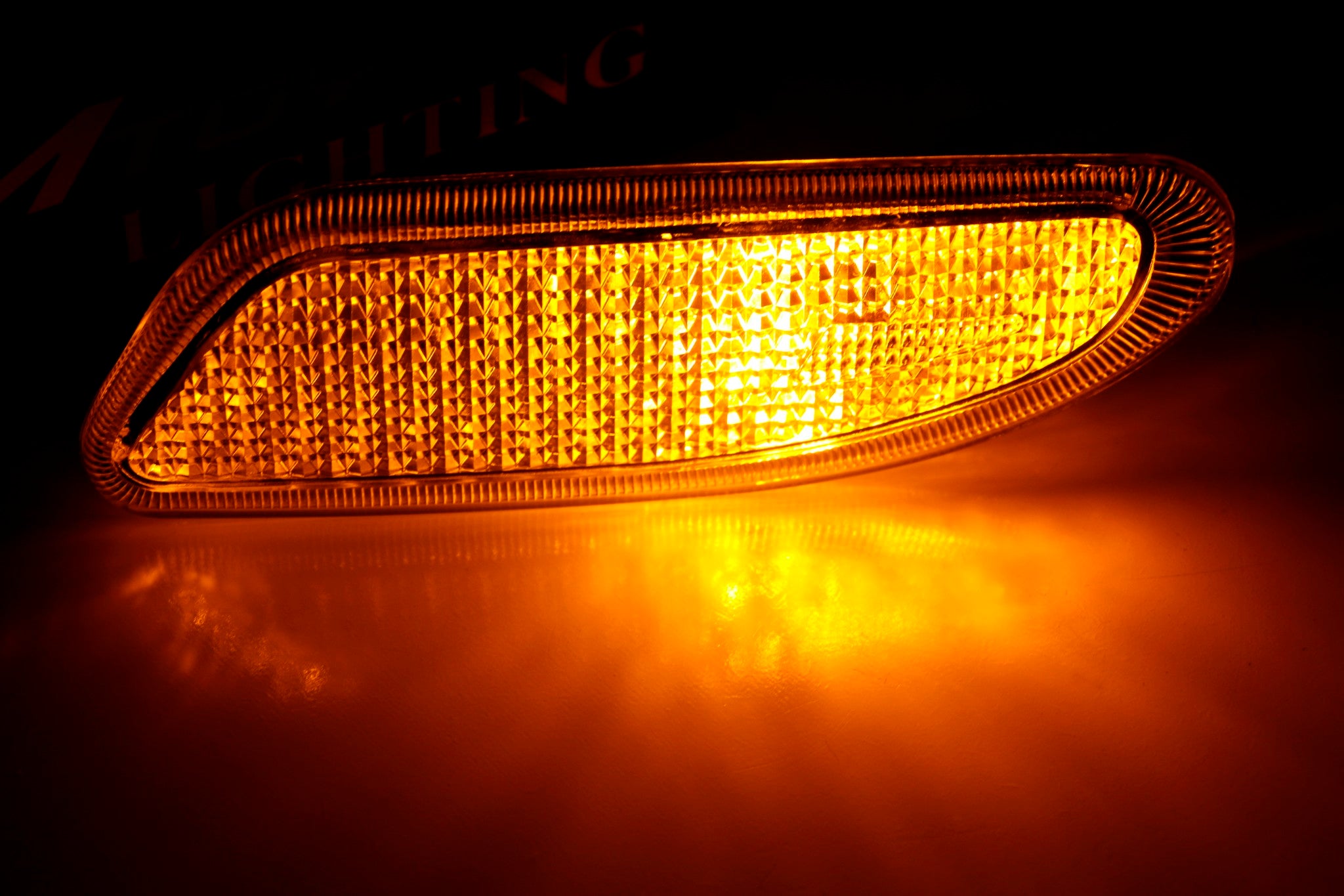 Amber LED Clear Lens Side Marker Lights for 2001-2007 Mercedes W203 C230 C240 C350 - Enhanced Visibility & Style Upgrade for Night Driving & Car Customization