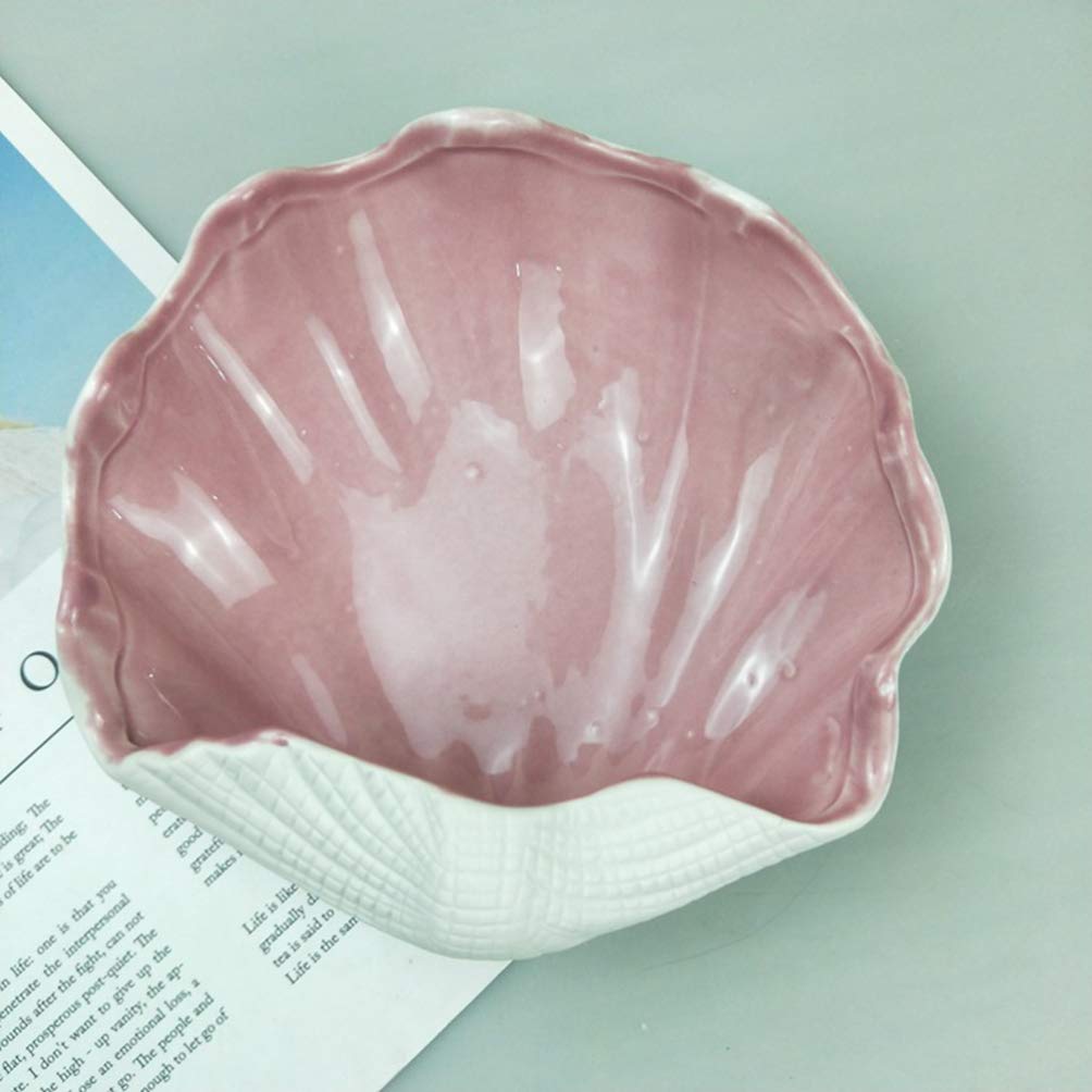 VOSAREA Sunflower Shaped Candy Nut Bowl - Elegant Shell Design Tabletop Decor for Home, Hotel & Office | Perfect for Storing Snacks, Nuts, Sweets & Small Items | Stylish Japanese-Inspired Decorative Storage
