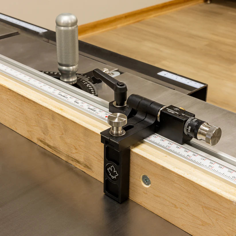 JessEm Mite R Excel II Woodworking Router Fence with Micro Adjuster (JES 07150) - Precision Woodworking Tool for Cabinet Making, Table Edge Trimming & DIY Projects