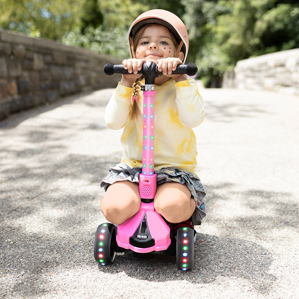 Saturn Folding Kick Scooter for Adults & Teens - Lightweight Aluminum Commuter Scooter with Adjustable Handlebar - Perfect for Urban Commuting, Campus Travel & Leisure Riding