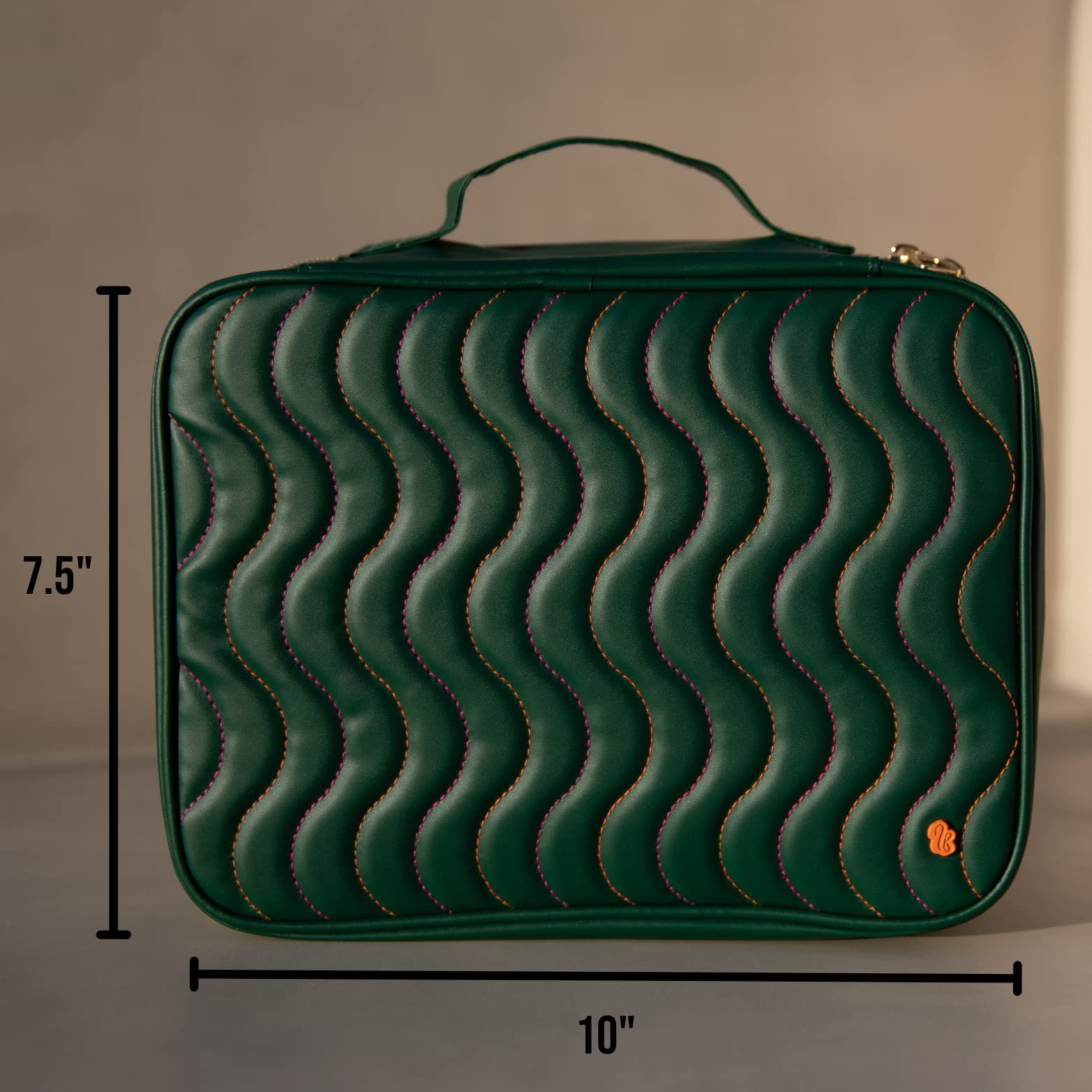 BFB Everywhere Hanging Toiletry Bag - Water-resistant Travel Cosmetic Organizer for Makeup, Shampoo & Full-Sized Toiletries (Green) | Perfect for Air Travel, Camping & Gym Essentials