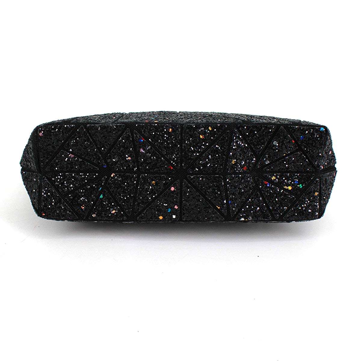 Mily Women's Holographic Laser Leather Envelope Clutch Handbag Purse - Stylish Evening Bag for Parties, Weddings & Night Out