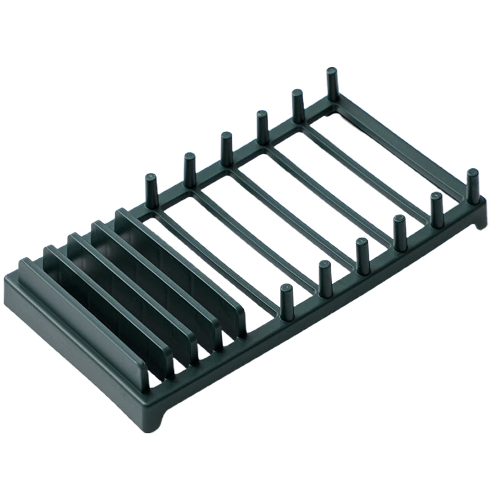 VALINK Dish Rack - Stainless Steel Kitchen Countertop Drying Rack with Slots for Plates, Bowls & Pot Lids | Space Saving Organizer for Small Kitchens | Perfect for Dishwashing, Drying & Storage
