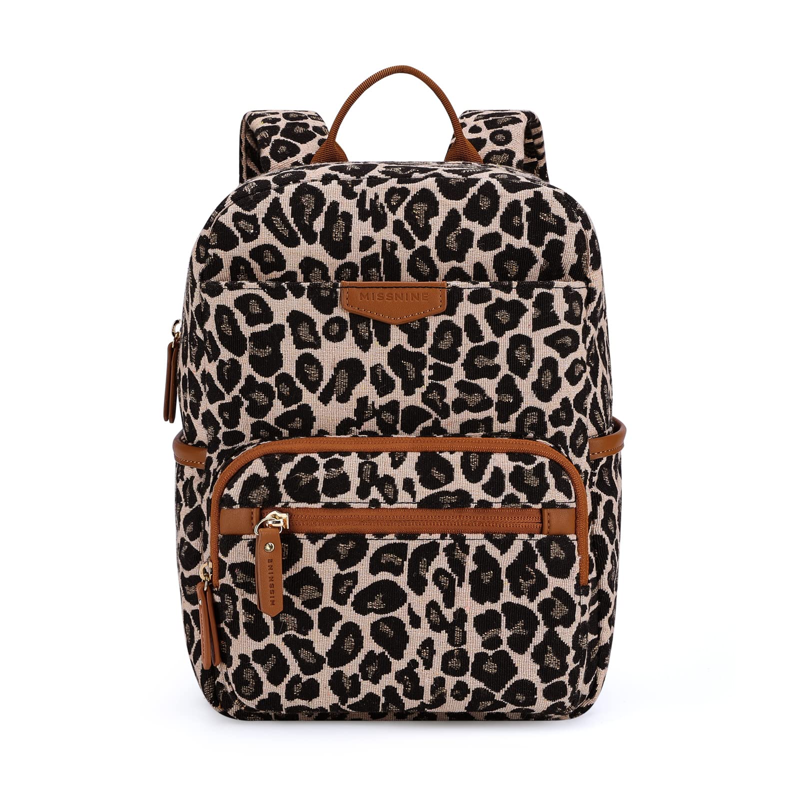 Missnine Mini Backpack for Women - Small Cute Canvas Backpack Purse, Casual Daypack Bookbag for Daily Use, Dating, School, Travel & Shopping