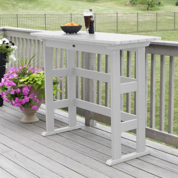 Lehigh Bar Height Balcony Table - Outdoor Bistro Table for Small Spaces, Patio, Deck & Balcony - Perfect for Coffee, Drinks & Dining Al Fresco