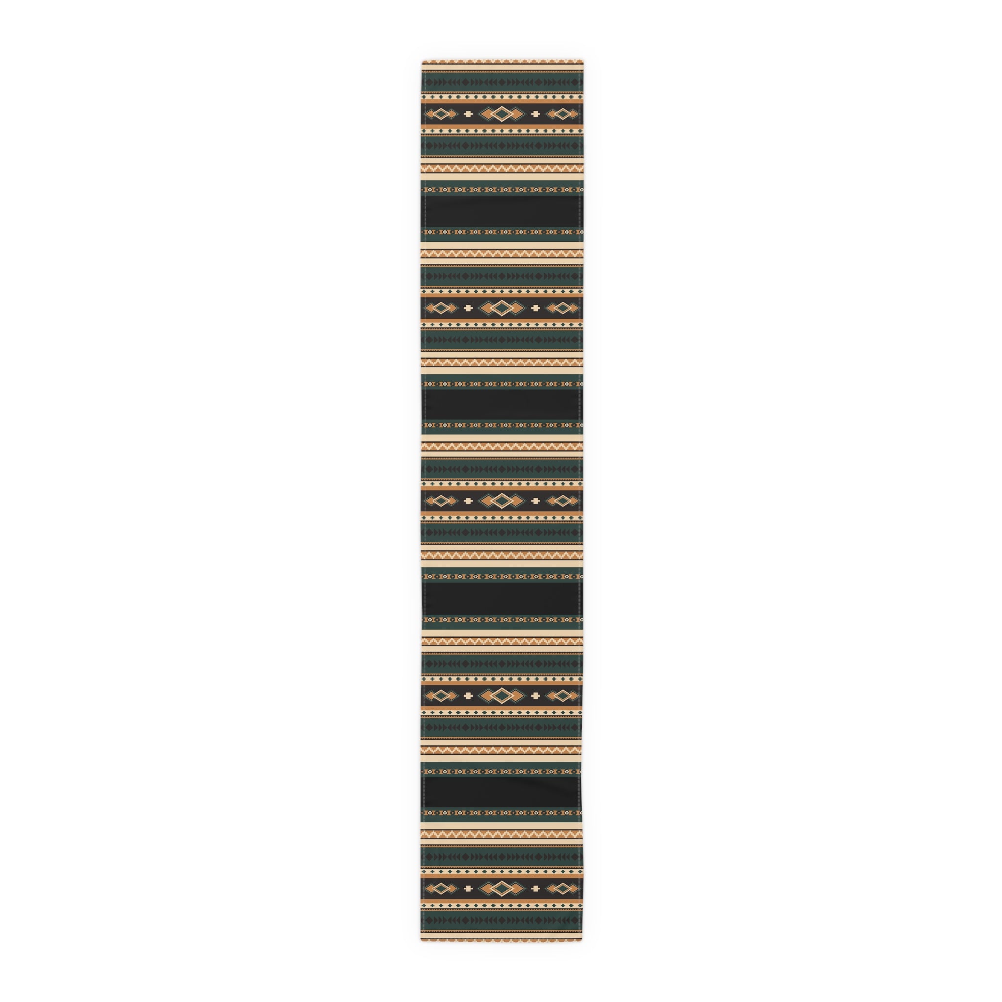 Southwestern Table Runner - Cotton or Polyester, 2 Sizes (36x12 & 72x14 inches) with Rolling Hills Design - Perfect for Dining Room Decor, Kitchen Table Setting & Western Home Decor