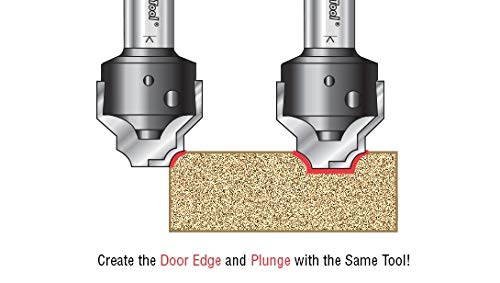 Amana Tool RC-2484 CNC Ogee Door MDF Panel - Industrial Grade Router Bit for Cabinet Doors & Furniture Making - Perfect for Woodworking, DIY Projects & Professional Carpentry