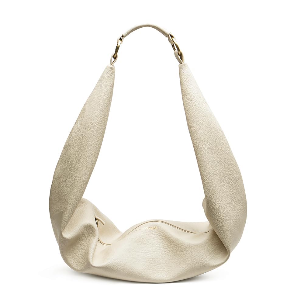 Vegan Leather Sling Bag 2.0 for Women - Crossbody Shoulder Purse in Parchment | Perfect for Travel, Work & Everyday Use