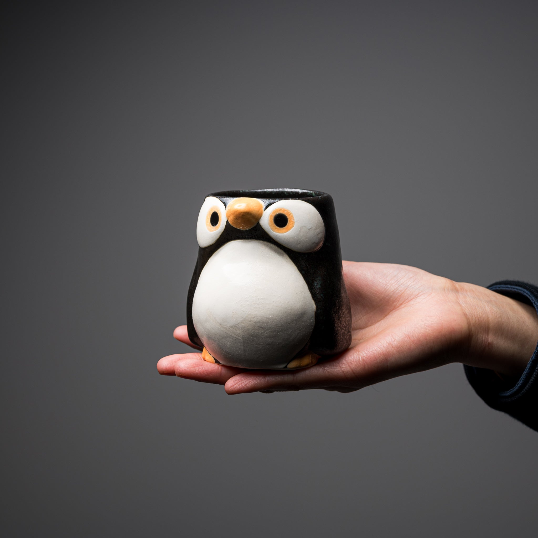PiyoPiyo Penguin Mug Cup - Cute Penguin Design Ceramic Coffee Cup for Hot & Cold Drinks - Perfect for Home, Office, or Gift Giving