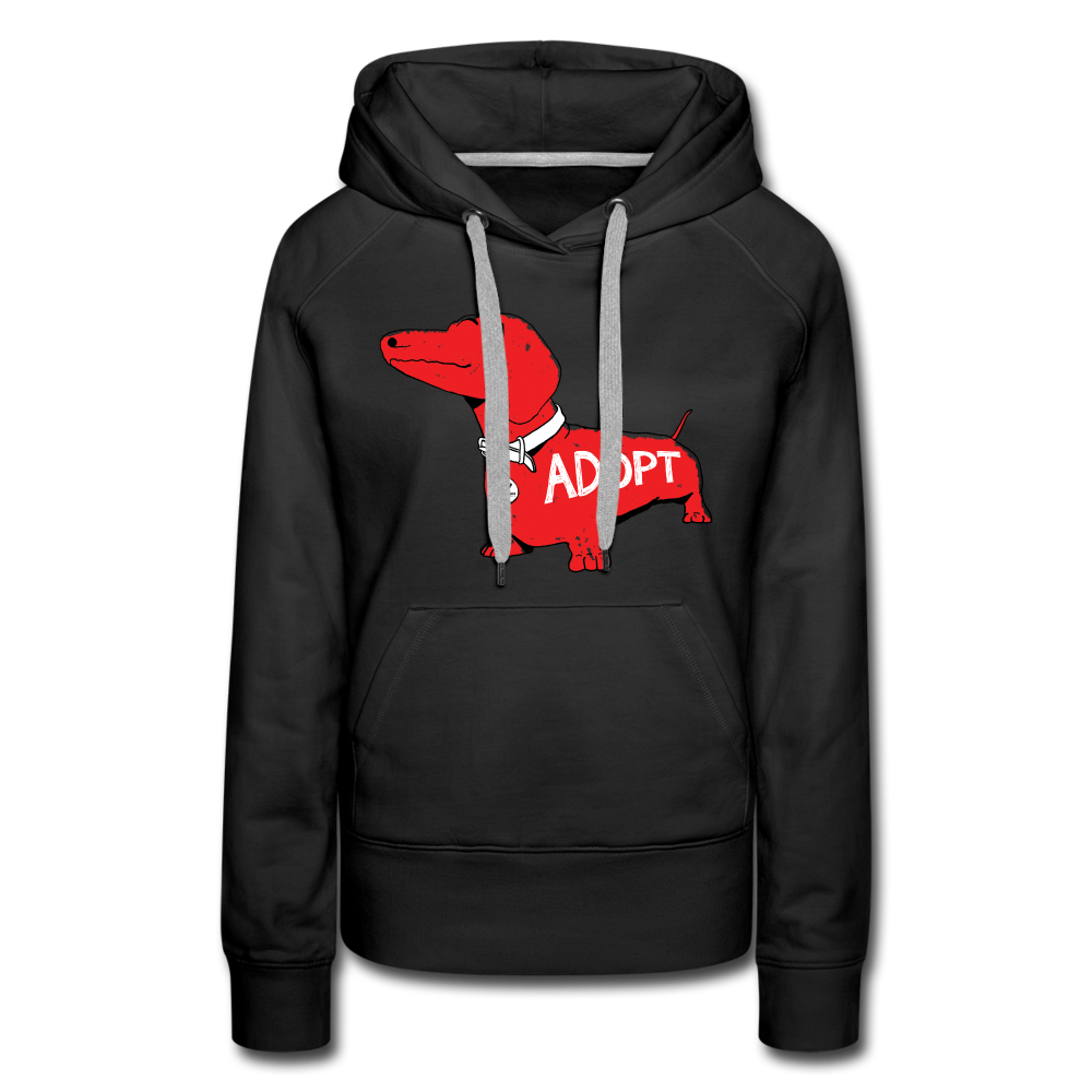 Big Red Dog Contoured Premium Hoodie - Soft & Comfortable Pullover for Men & Women - Perfect for Casual Wear, Outdoor Activities & Gifts