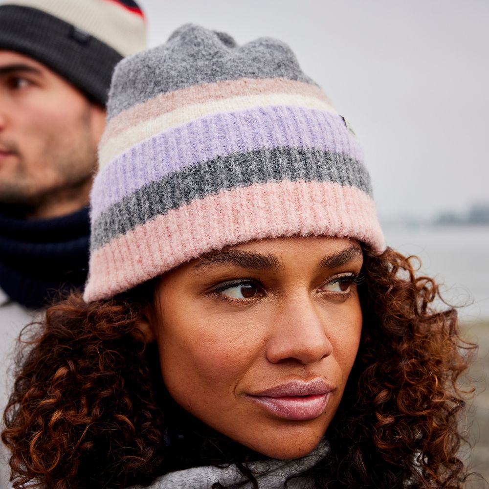 Barts Simonie Beanie Hat for Men & Women - Dark Heather Gray Winter Knit Cap - One Size Fits Most - Perfect for Skiing, Snowboarding & Cold Weather Activities