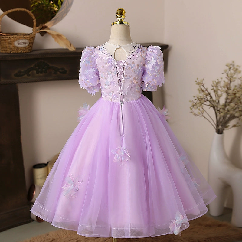 Beautiful White First Communion Dress for Baby Girls - Toddler Princess Party Gown for Birthday & Special Occasions