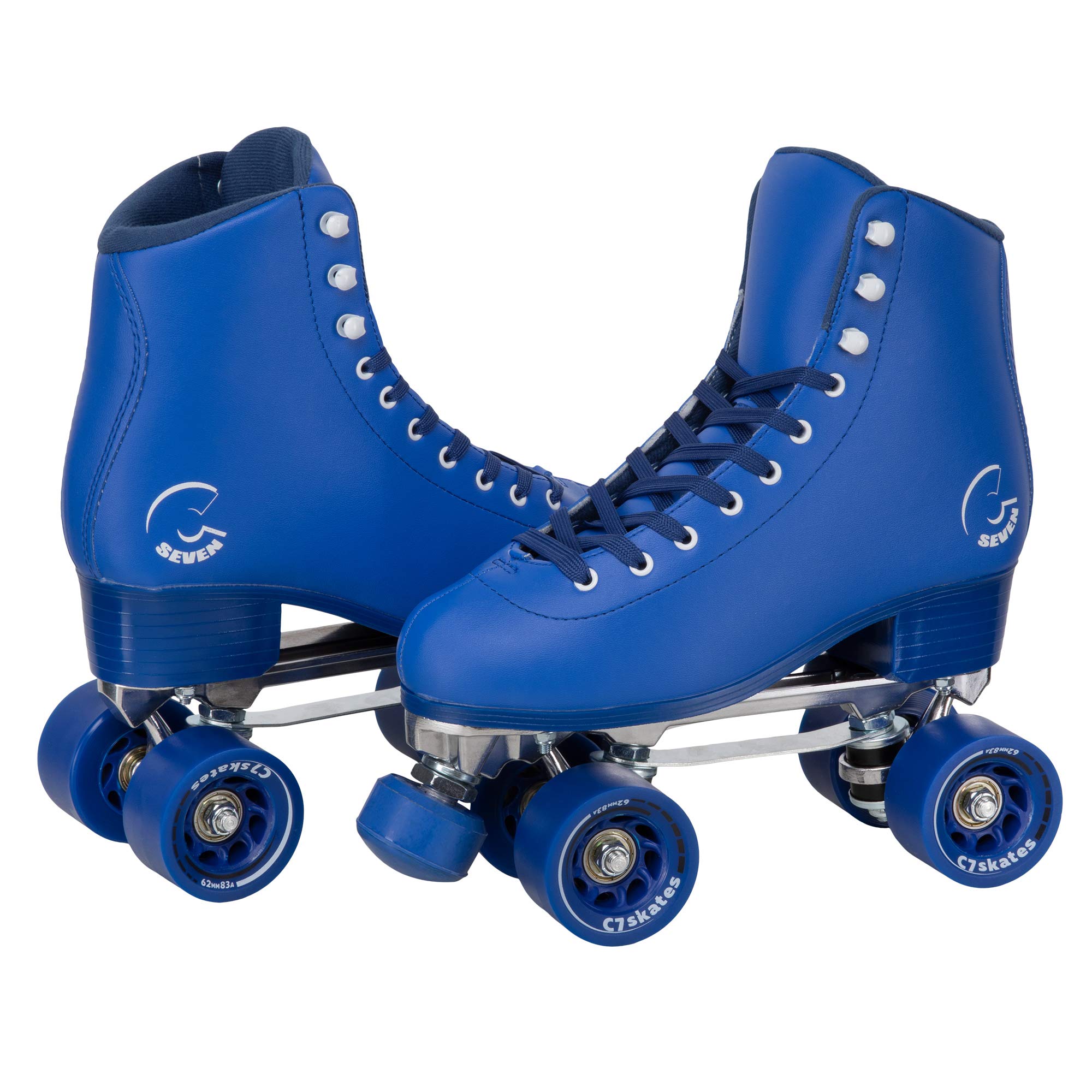 C7 Skates Dark Magic Quad Roller Skates for Outdoor & Rink Skating