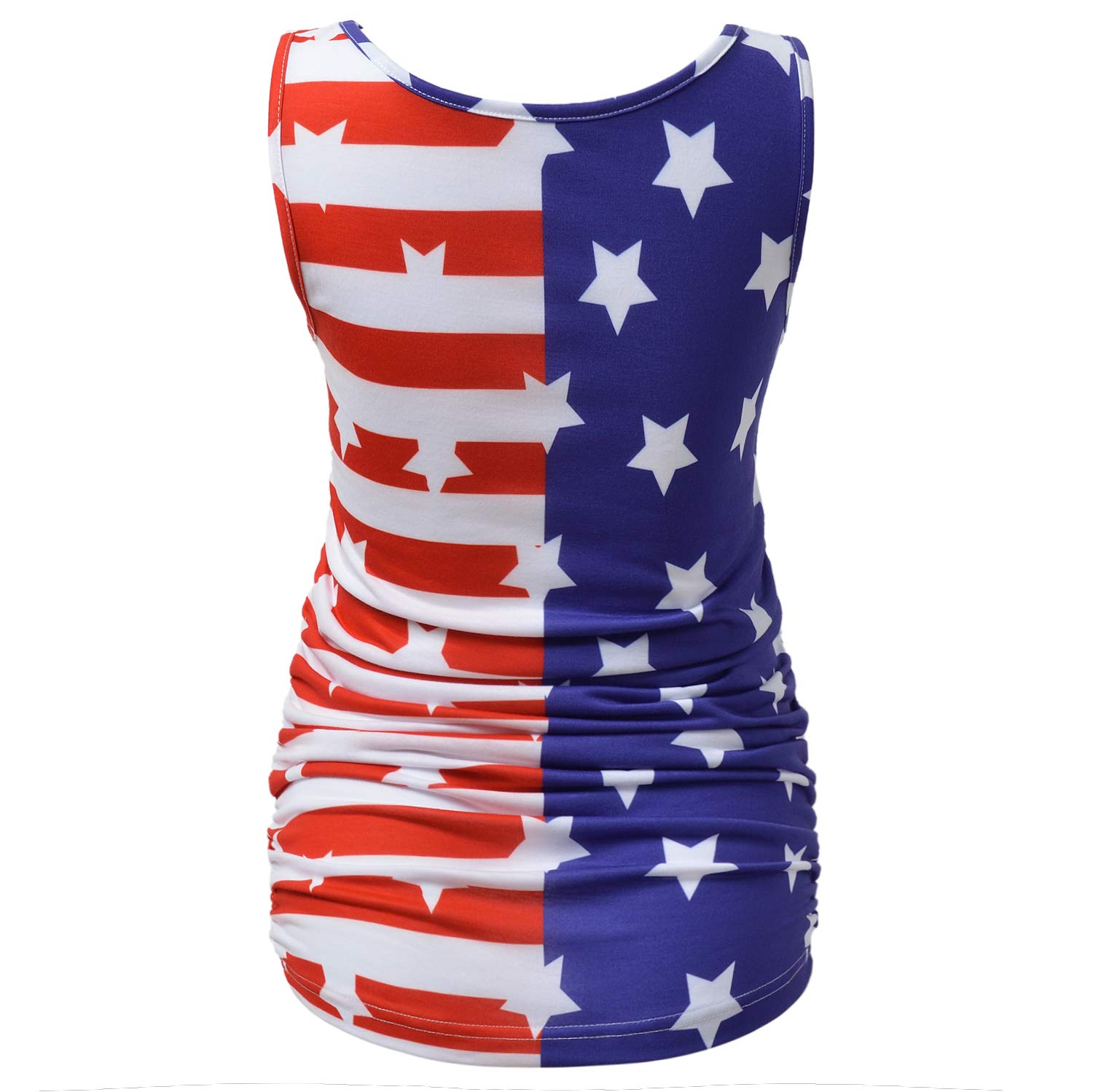 GINKANA Maternity Tank Tops for Women - Sleeveless Ruched Nursing Shirts, Breathable Maternity Clothes for Pregnancy & Breastfeeding - Perfect for Casual Wear, Summer Outfits and Maternity Photos