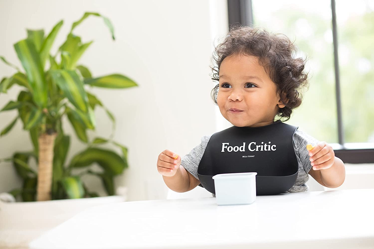 Bella Tunno Wonder Bib – Waterproof Silicone Baby Bib for Boys & Girls, Non-Toxic BPA-Free Toddler Feeding Bib – Perfect for Mealtime, Travel, and Messy Play