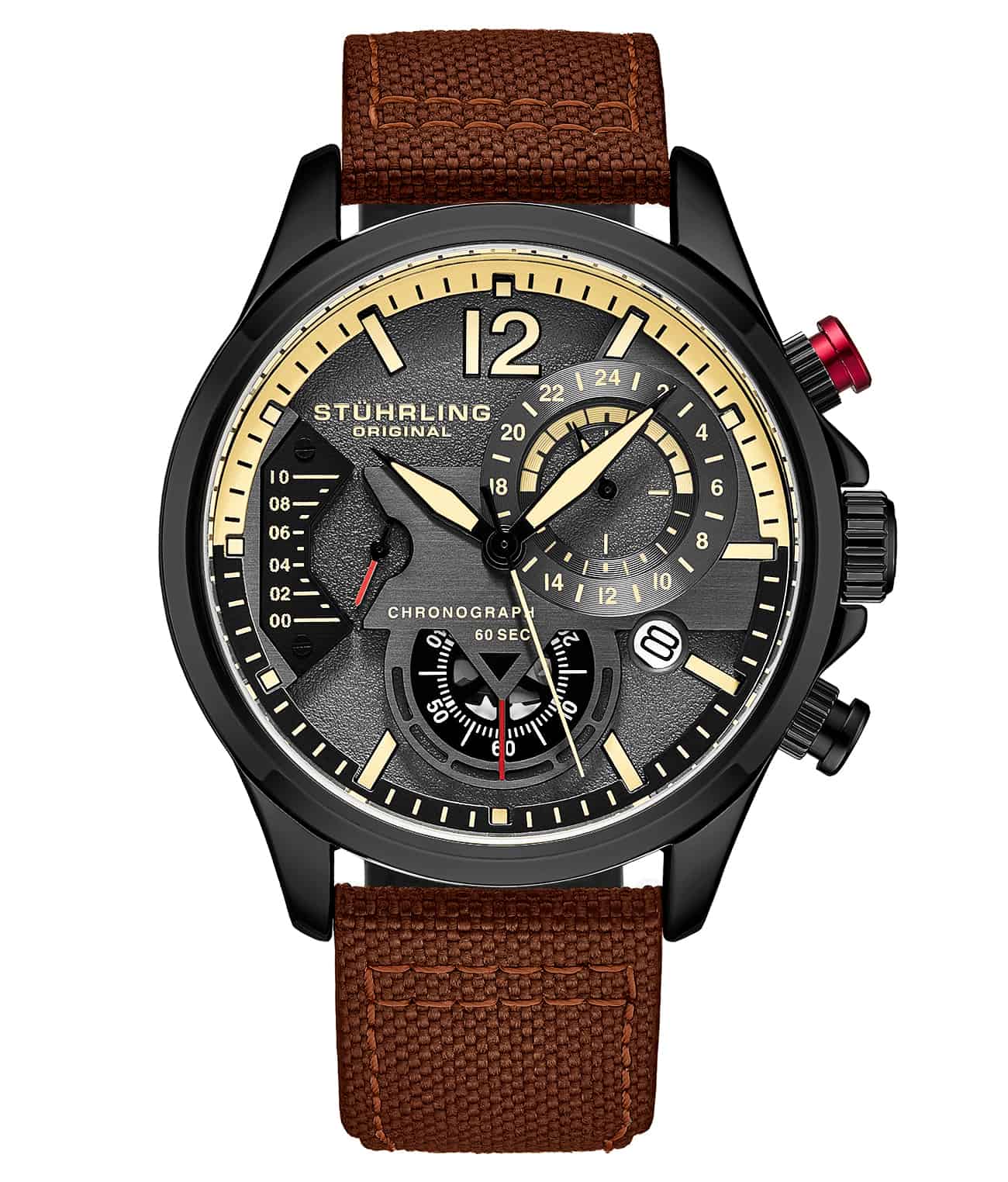 Cordura 4029 Quartz 45mm Aviator Watch - Durable Military-Grade Timepiece for Outdoor Adventures & Aviation Enthusiasts