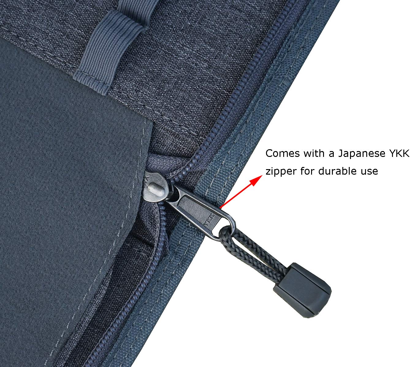 Erofa 48-Slot Gray Fountain Pen Case - Large Capacity Canvas Pen Holder & Display Pouch Bag, Water-Resistant Storage for Collectors, Artists & Writers | Perfect for Travel, Office & Home Organization