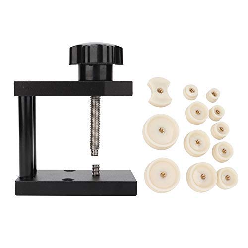 Professional Watch Press Tool Set with Nylon Dies - High Accuracy for Watch Crystal & Case Back Repair | Jewelry Workshop Essential