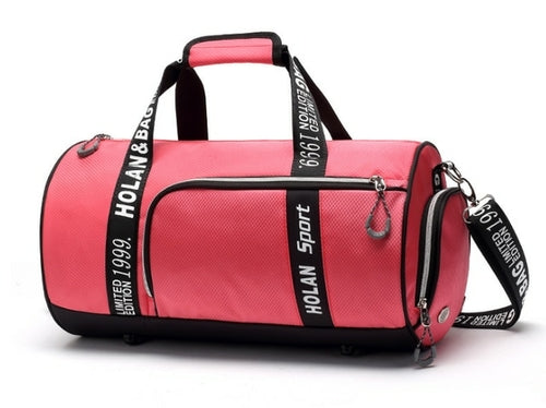 Roegadyn Waterproof Sports Bag for Women - Lightweight Gym Duffel Bag with Shoulder Strap - Perfect for Outdoor Workouts, Travel & Yoga Accessories Storage