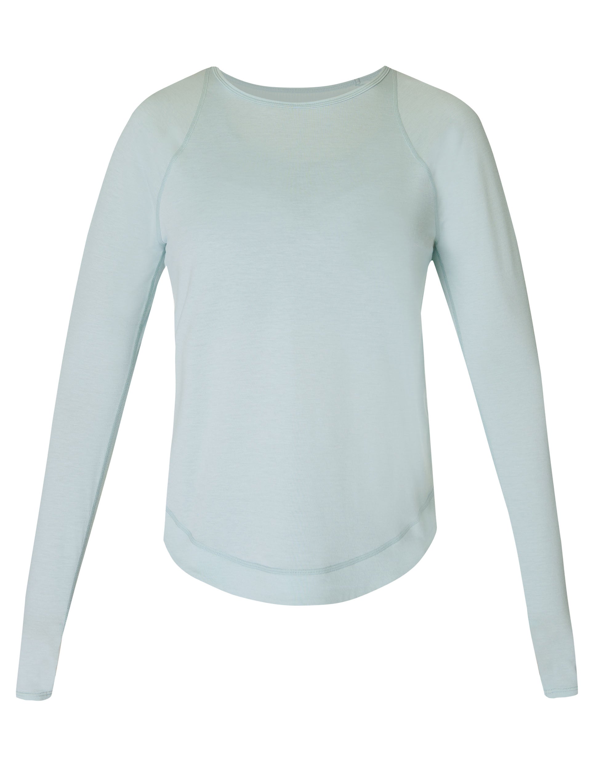 Breathe Easy Running Long Sleeve Top - Moisture Wicking Athletic Shirt for Men & Women in Muted Teal Blue | Perfect for Jogging, Gym Workouts & Outdoor Activities