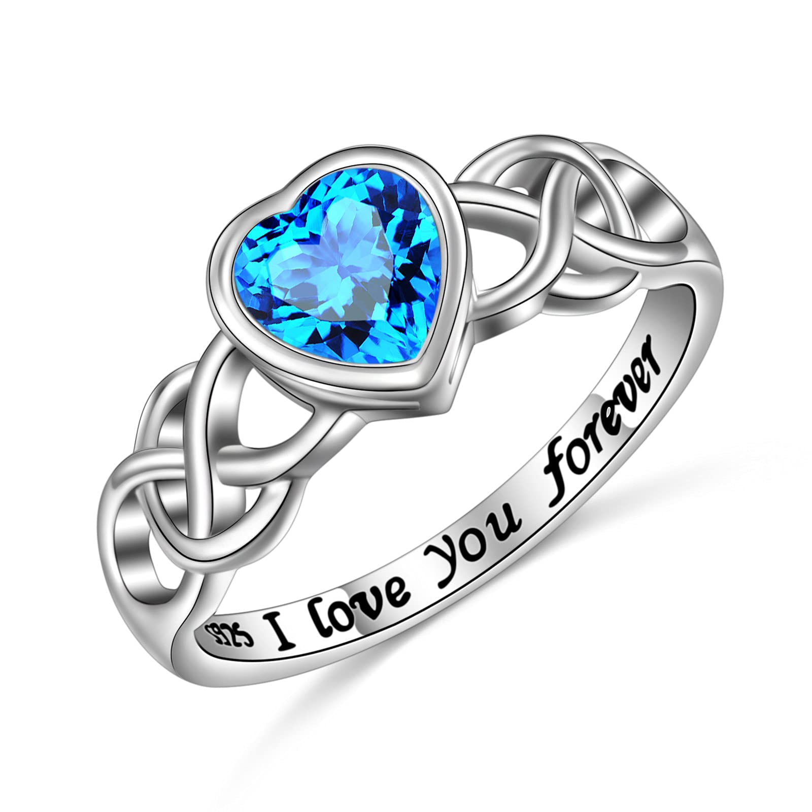 Ladytree Sterling Silver S925 Thumb Band Ring for Women - Trendy Fashion Jewelry Gift - Perfect for Everyday Wear, Parties & Special Occasions