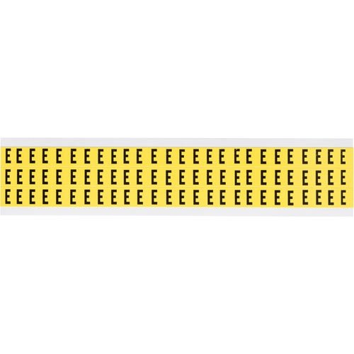 Brady 3410-E 34115 34 Series Indoor Number and Letter Cards - Pack of 50 | Durable Office & Warehouse Labeling for Equipment, Shelving & Storage Organization