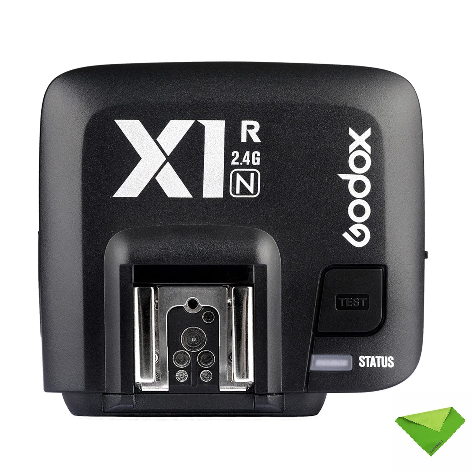 Godox X1R-N TTL 2.4G Wireless Flash Trigger Receiver for Nikon DSLR Cameras - 1/8000s Sync Speed, 5 Groups & 32 Channels, Compatible with X1N Trigger - Perfect for Studio Photography, Wedding Shoots & Outdoor Flash Photography