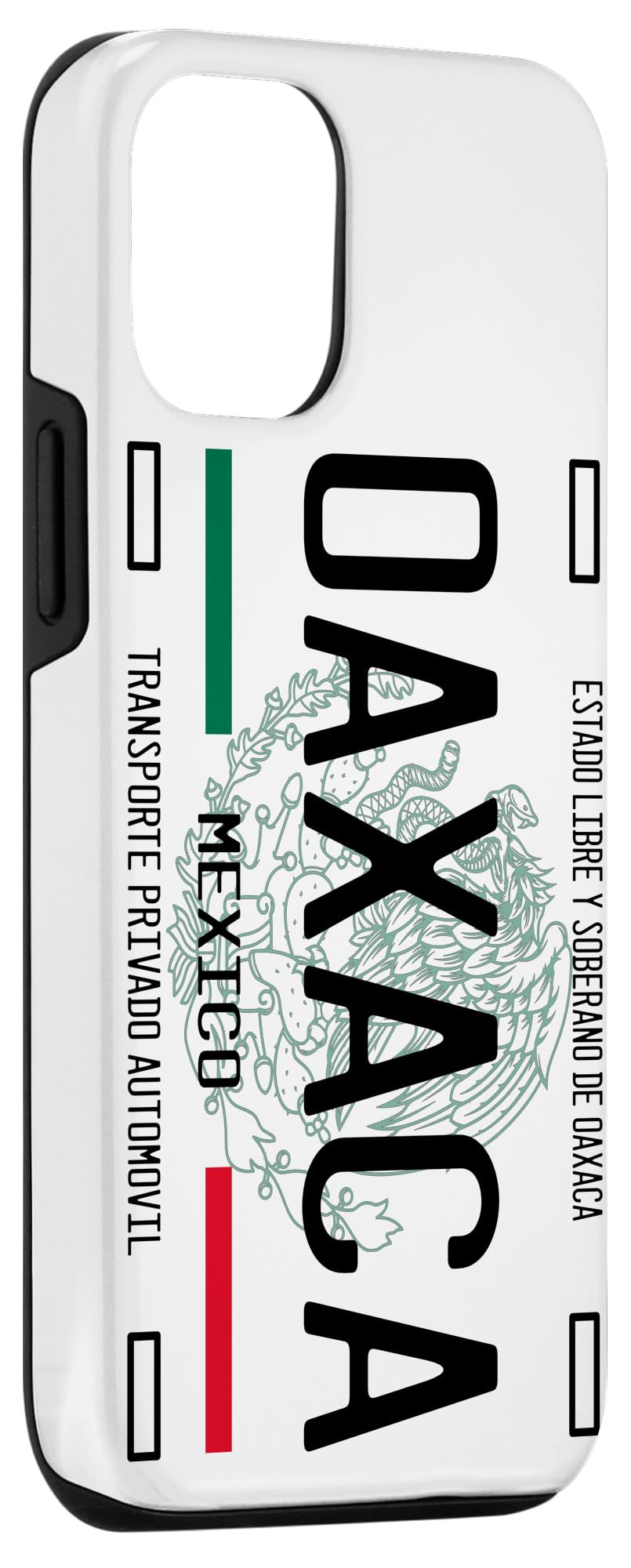 iPhone 12/12 Pro Oaxacan Style License Plate Phone Case - Durable Protective Cover for Travel & Everyday Use