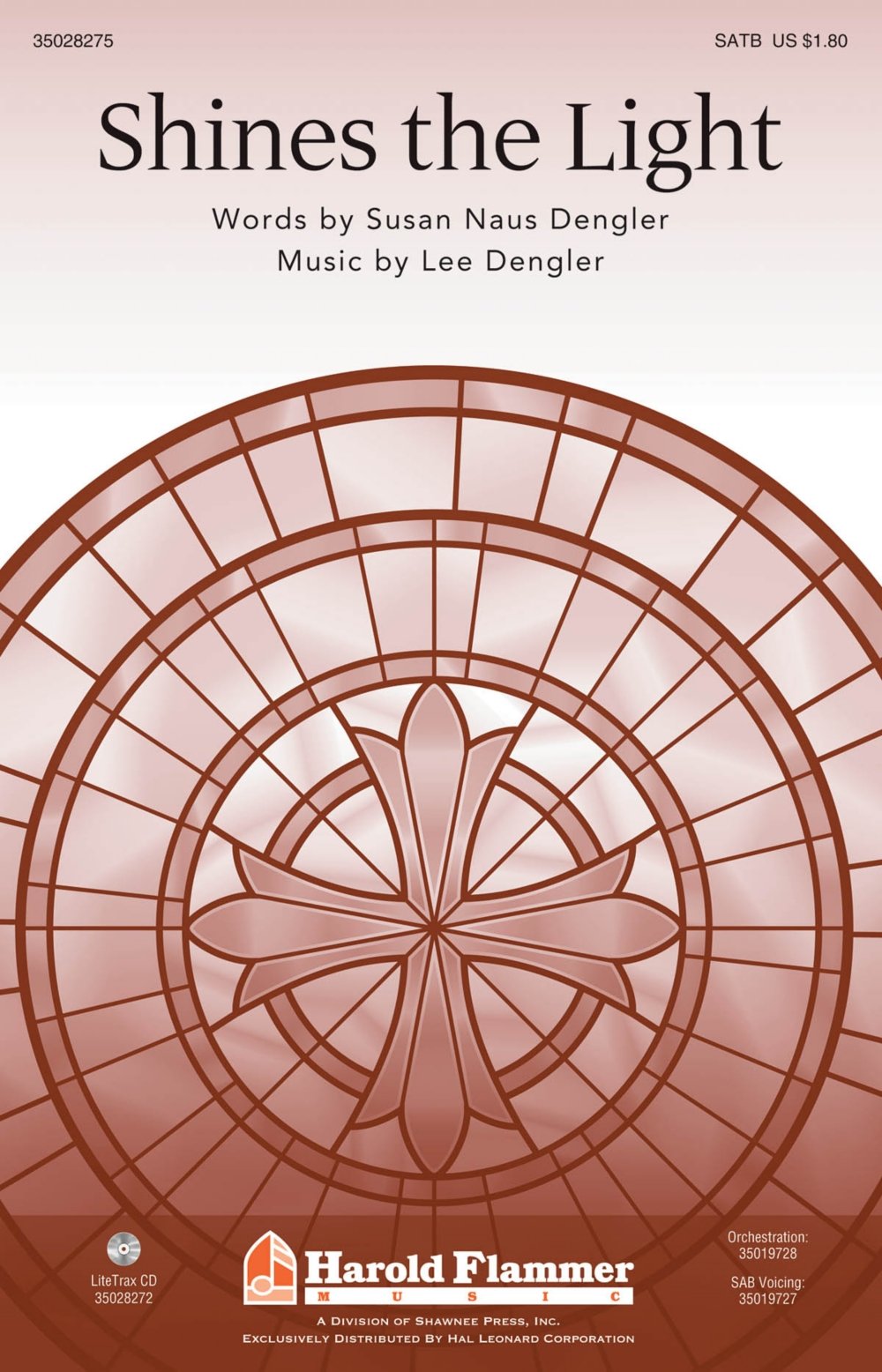 Shawnee Press Shines the Light SATB Choral Music by Lee Dengler - Perfect for Church Choirs, Holiday Performances & Worship Services