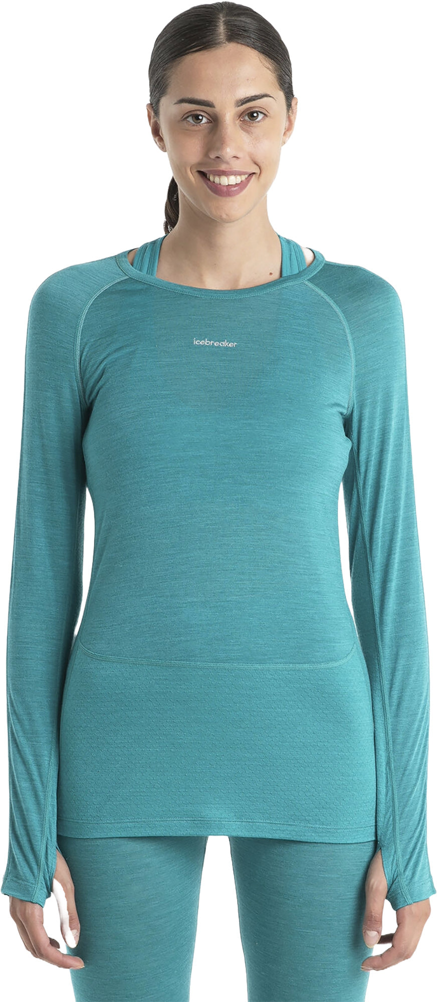 125 Zoneknit Long Sleeve Crew Neck Top for Women - Soft Breathable Workout Shirt - Perfect for Yoga, Running & Gym Training