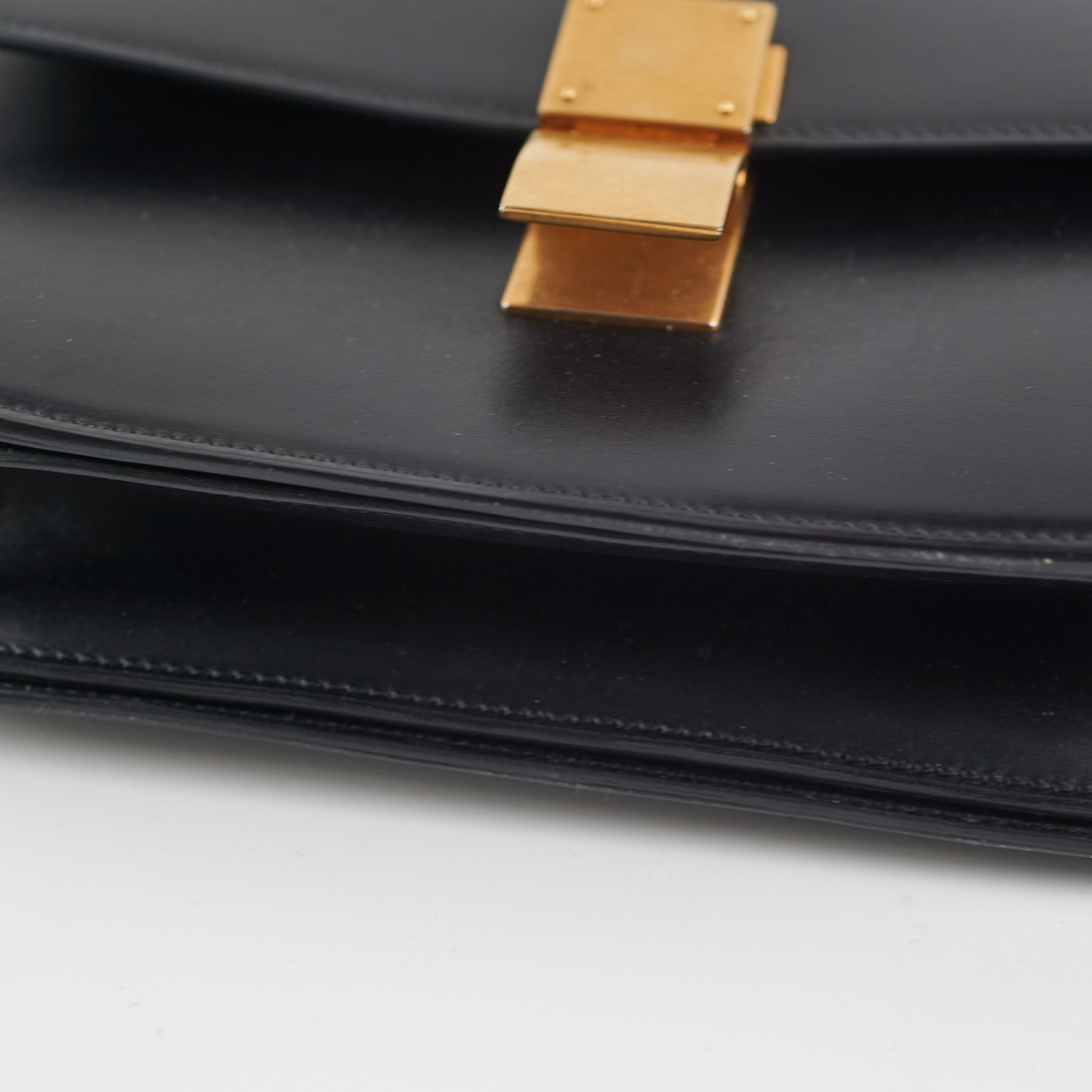 Celine Medium Box Bag in Black | Genuine Leather Crossbody Handbag for Women | Perfect for Work, Travel & Everyday Use