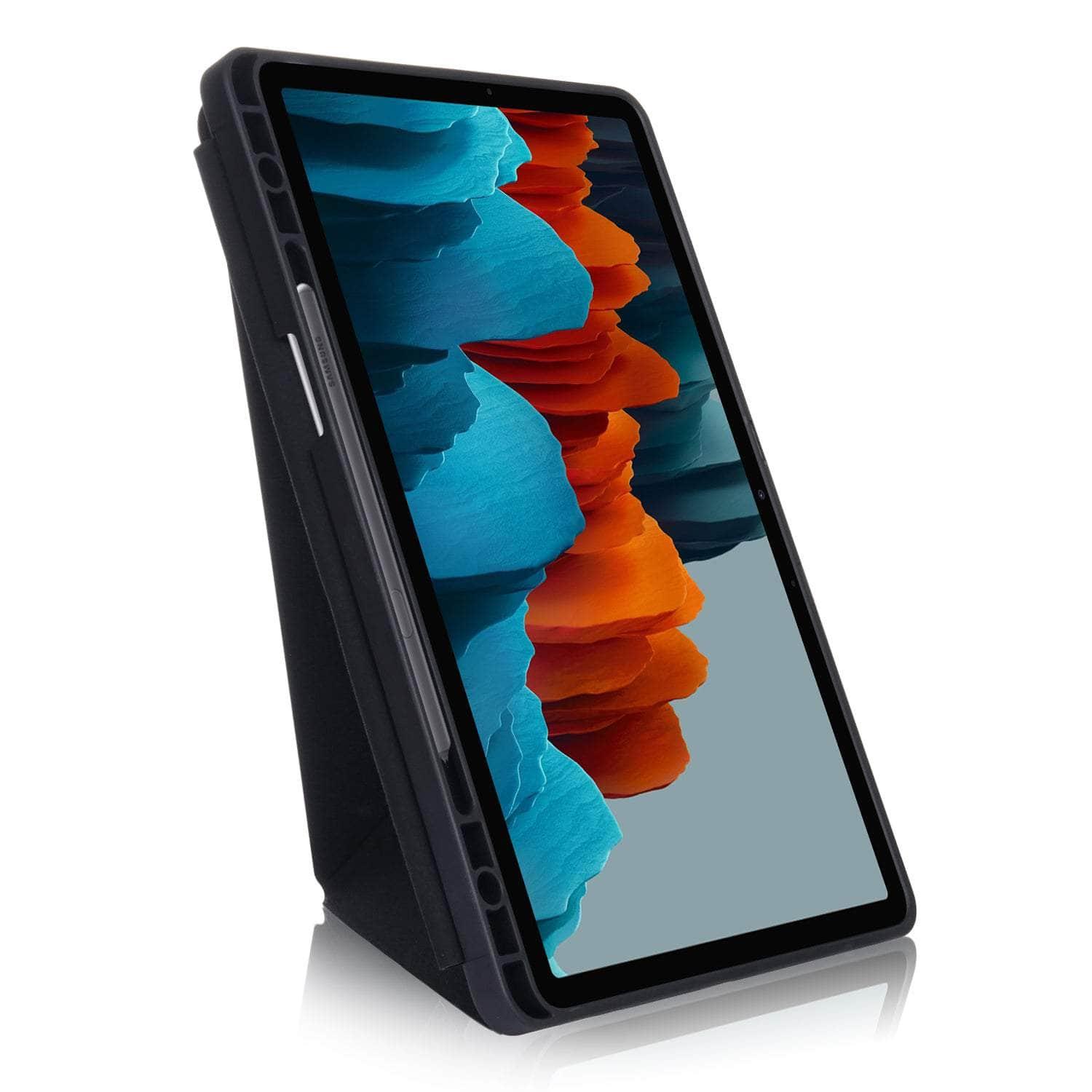 Samsung Galaxy Tab S8 Ultra Smart Tri-Fold Magnetic Stand - Adjustable Tablet Holder for Work, Study & Entertainment | Compatible with X800 Transformer Cases