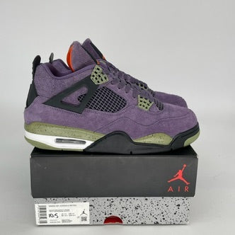AIR JORDAN 4 CANYON PURPLE Women's Basketball Shoes Size 10.5/12W AQ9129-500 - Perfect for Streetwear, Sneaker Collection & Casual Sports Fashion