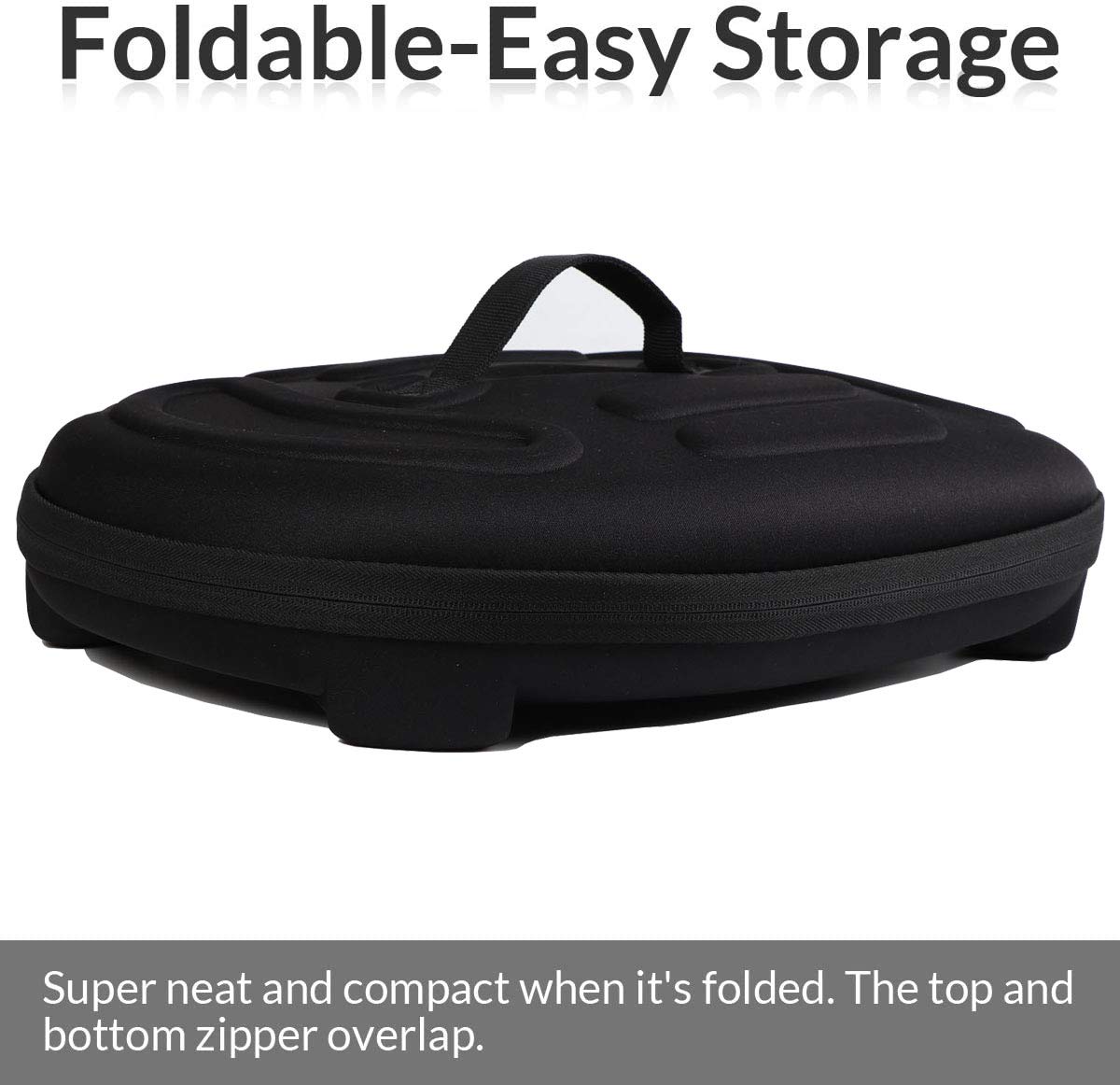 Collapsible Hard-Sided Cat Carrier for Travel - Ventilated Pet Crate for Small Dogs, Cats & Guinea Pigs - Foldable Dog Carrier for Car Trips & Vet Visits (Black) | Perfect for Air Travel, Road Trips & Vet Appointments