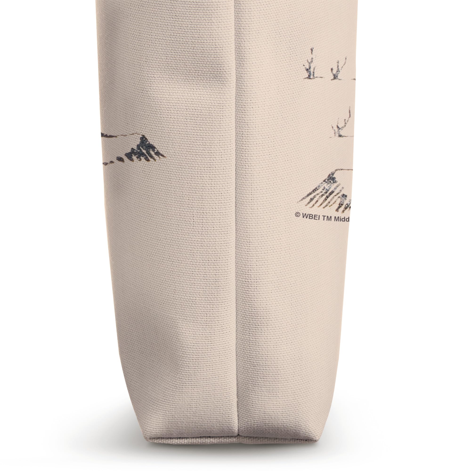 The Hobbit Lonely Mountain Tote Bag - Middle Earth Inspired Canvas Bag for Book Lovers & Fantasy Fans - Perfect for Bookstore Trips, Comic Con & Everyday Use