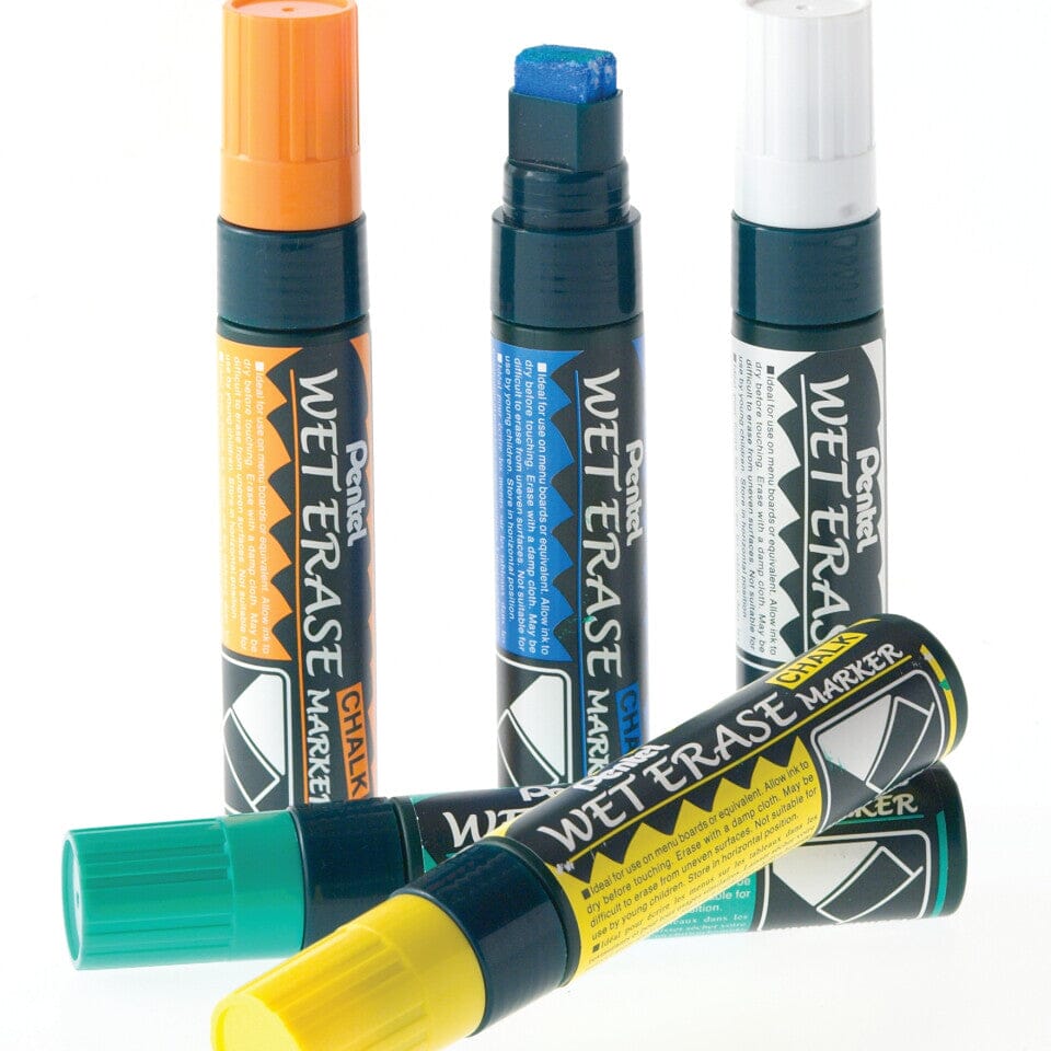 5 Pack Erasable Paint Markers - Water-Based, Non-Toxic, Vibrant Colors for DIY Crafts, Art Projects & Home Decor