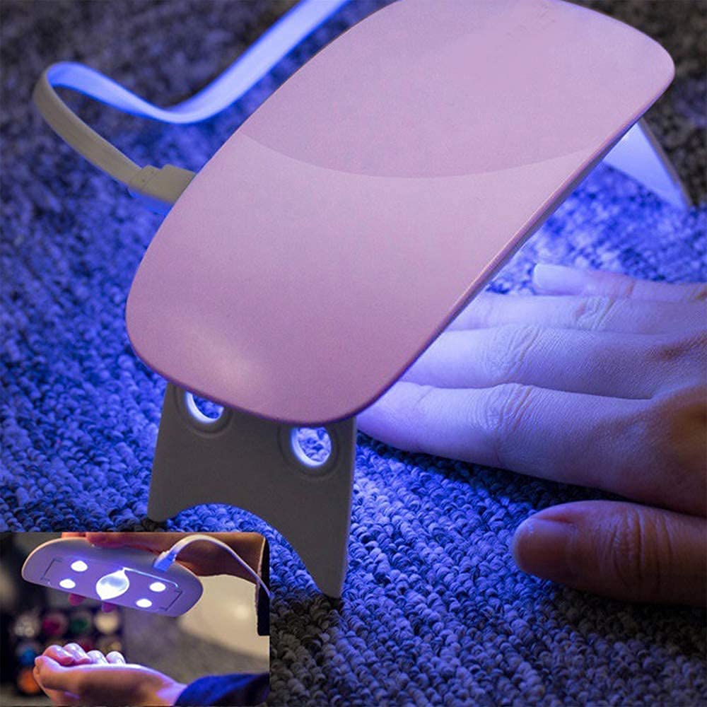Professional UV LED Nail Dryer Lamp for Gel Polish - Fast Drying for Fingernails & Toenails - Home & Salon Use - Perfect for DIY Manicures, Pedicures & Nail Art Designs (1PC)
