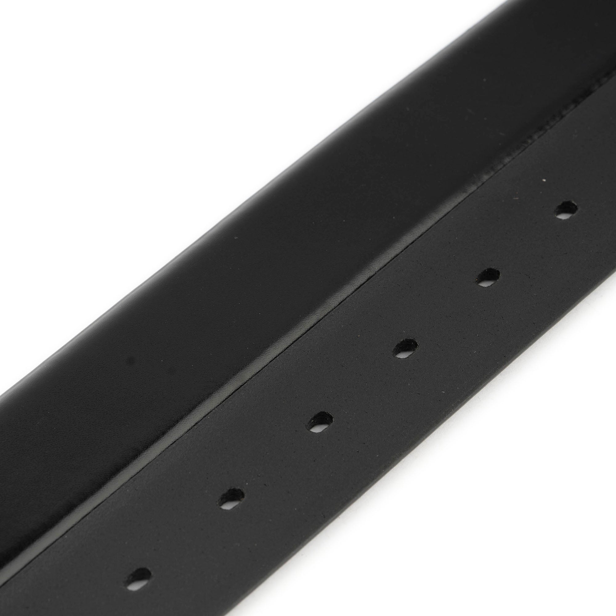 Premium Classic Black Leather Belt Strap Replacement for Dunhill Buckles – Durable & Stylish Accessory for Formal Wear & Business Attire