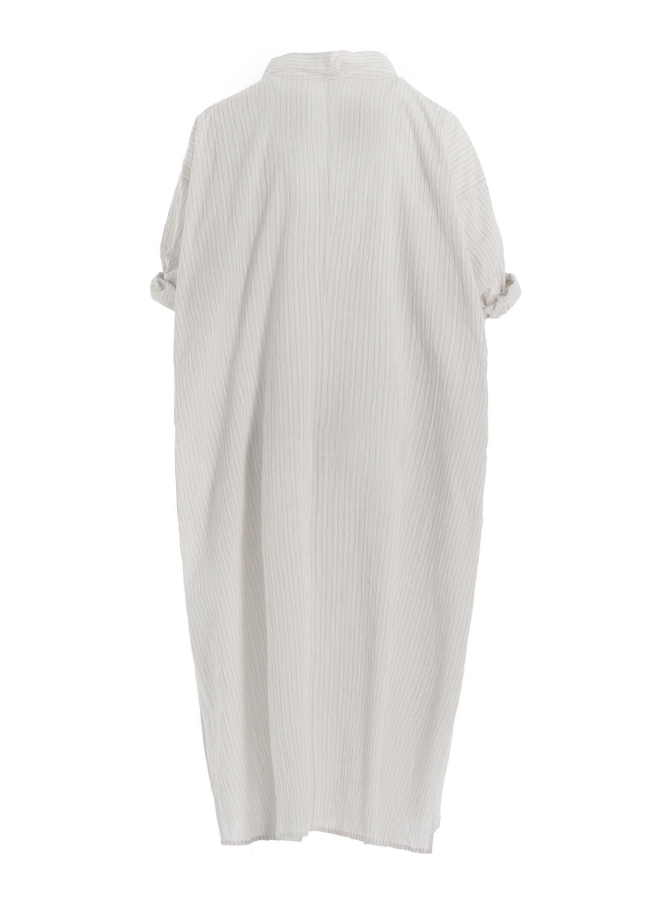 Stylish Cotton Voile Rolled Up Half Sleeve Stripe Dress for Women - Perfect for Summer Outings, Beach Vacations & Casual Wear