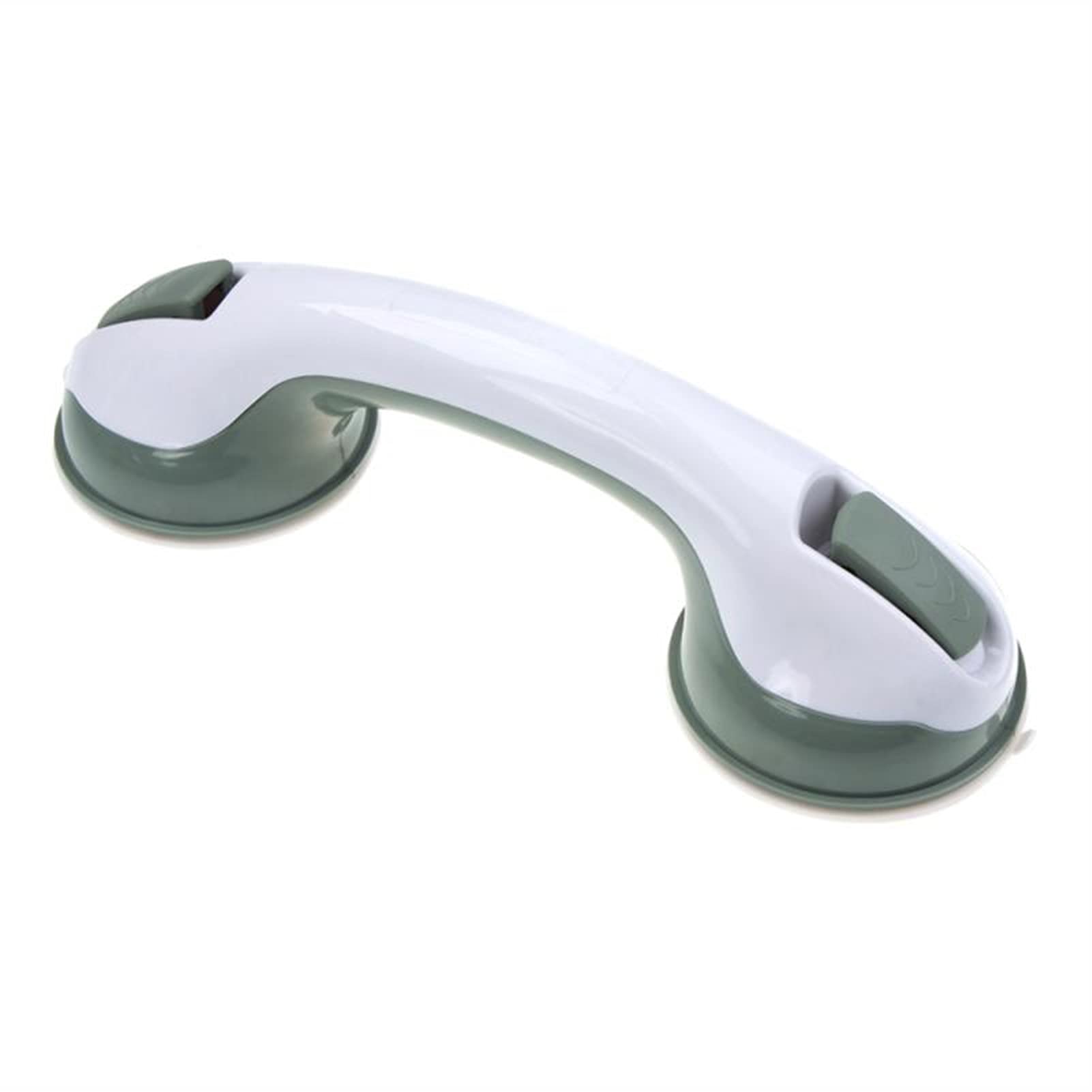 Anti-Slip Suction Cup Shower Grab Bar - Light Grey Bathroom Safety Handrail for Elderly & Disabled - Secure Grip Handle for Shower, Bathtub & Toilet - Ideal for Fall Prevention & Mobility Assistance