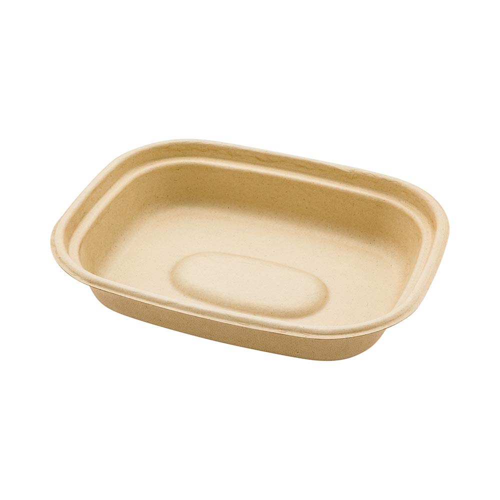 Eco-Friendly 48oz Bagasse Salad Bowls - 100-Pack Grease-Resistant, Microwavable & Unbleached with Reinforced Rim | Perfect for Restaurants, Catering & Takeout