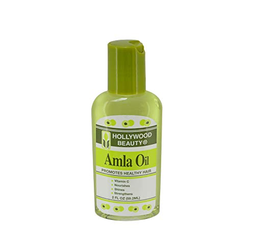 Best Hollywood Oil & Amla Hair Oil for Hair Growth - 2 Oz (Pack of 12) - Natural Hair Treatment for Dry, Damaged Hair - Perfect for Daily Use & Scalp Massage