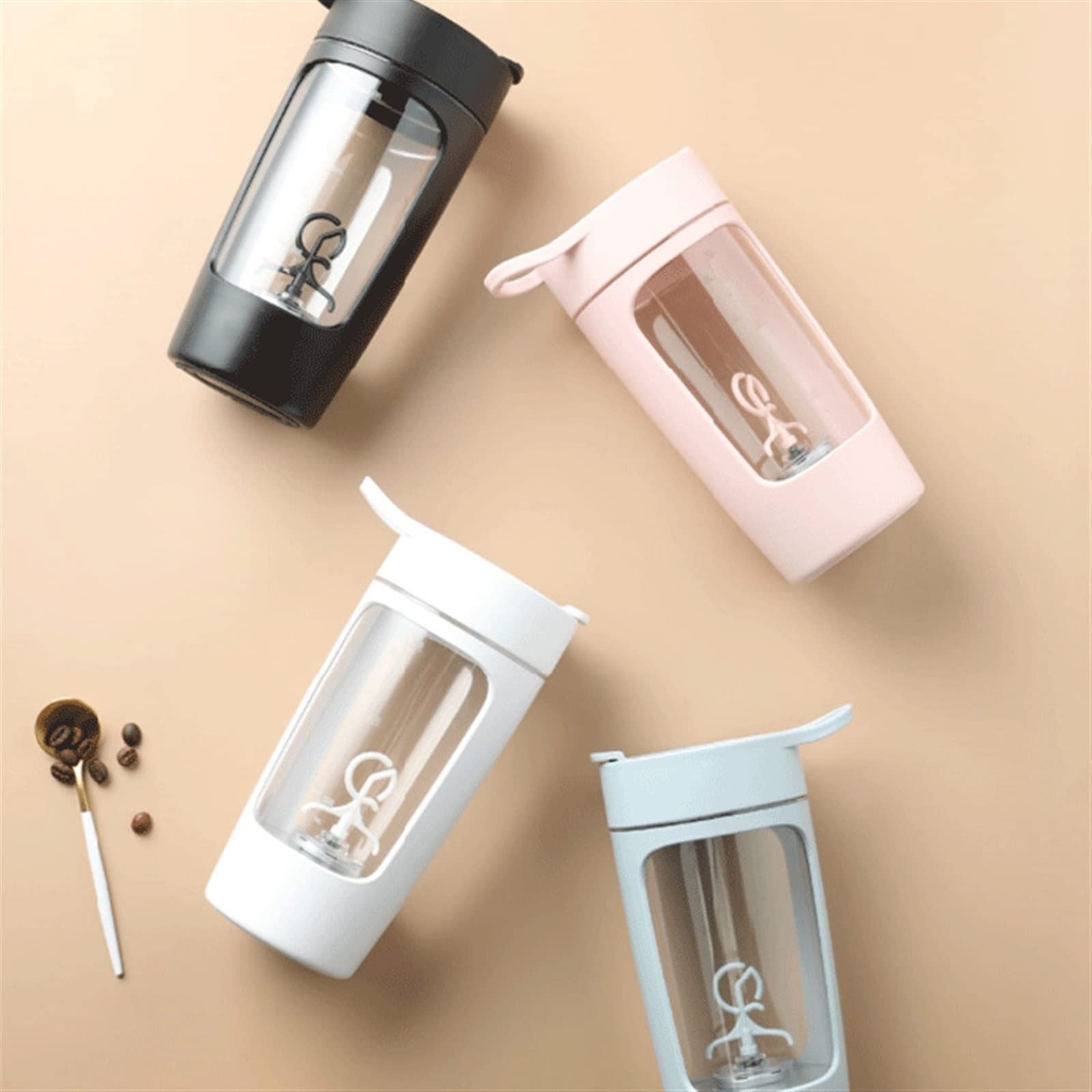 Dieffematic JBJ Blender 650ML Electric Protein Shaker Bottle - USB Rechargeable Mixer for Protein Powder, Smoothies & Shakes - Perfect for Gym, Fitness, Sports & Outdoor Travel - BPA Free & Leak Proof Blender Bottle