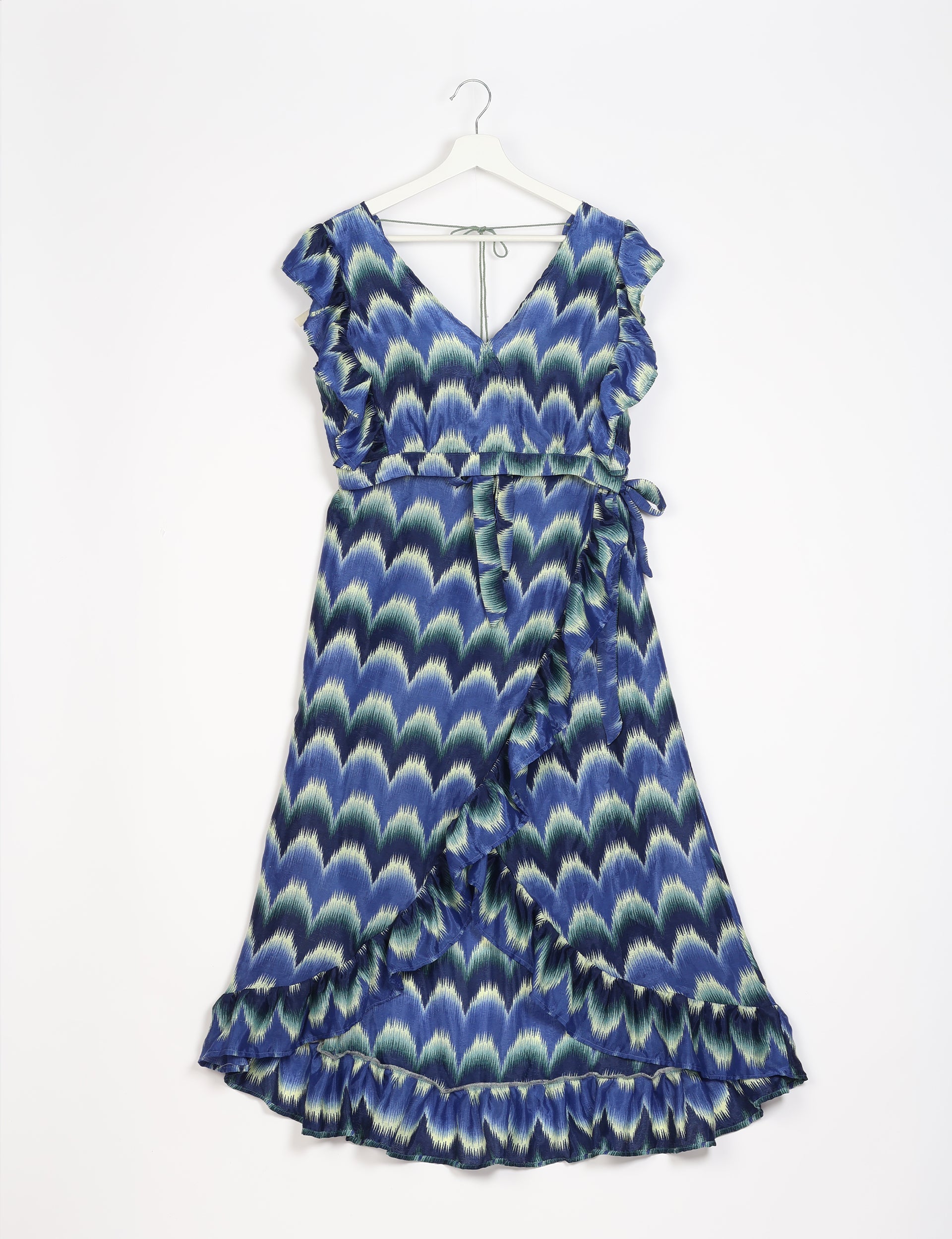 Frill Skirt Set for Women - Size Medium (ML 10) | Elegant Floral Print A-Line Skirt with Matching Top | Perfect for Summer Outfits, Beach Vacations & Date Nights