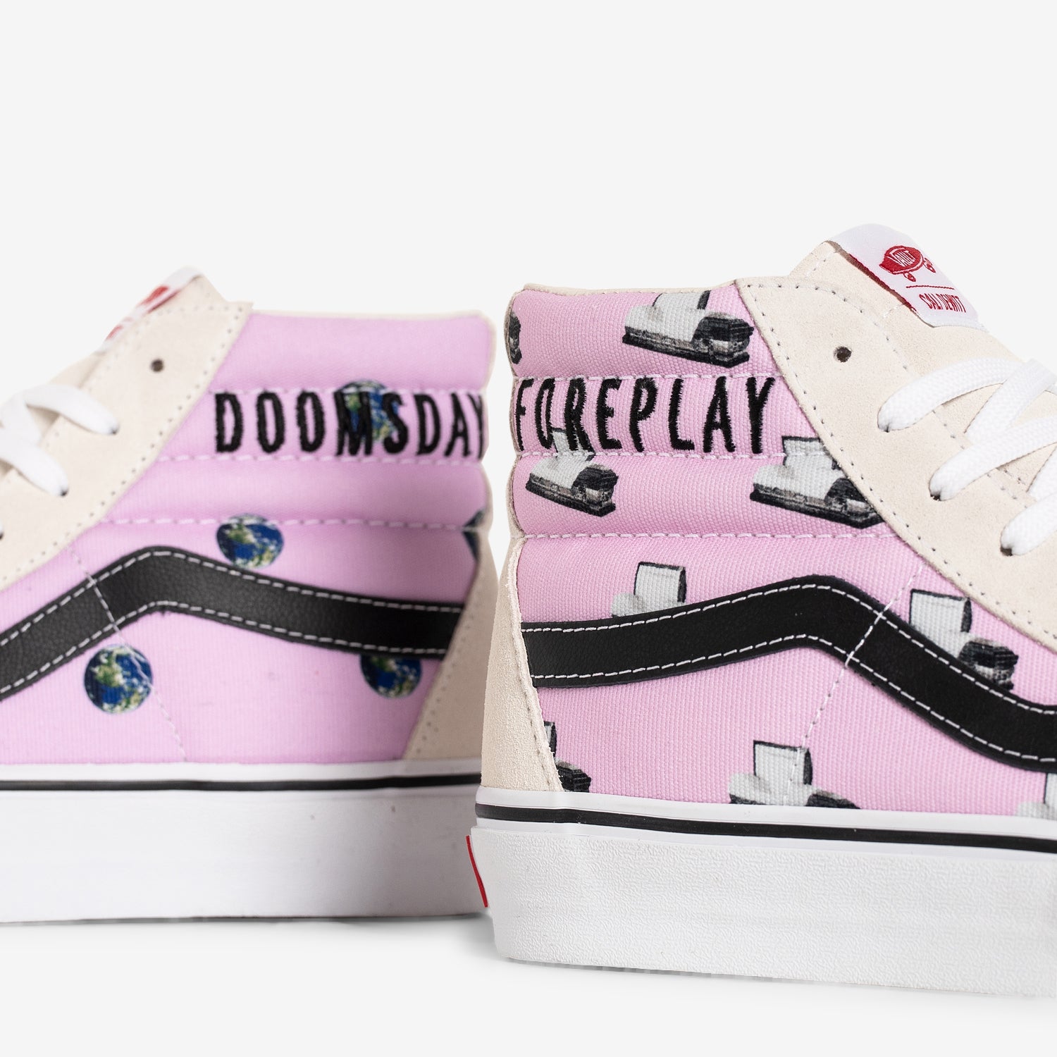 Cali Thornhill DeWitt SK8 HI VLT LX Pink Sneakers | Doomsday Foreplay Limited Edition | Streetwear Fashion & Skateboarding Lifestyle