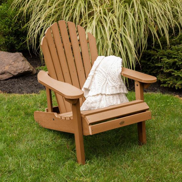 Hamilton Outdoor Folding & Reclining Adirondack Chair - Portable Patio Lounge Chair for Backyard, Poolside & Beach - Weather-Resistant Comfort for Relaxing Outdoors
